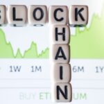 Blockchain dice on phone-screen